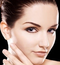 Beautiful Woman Wearing Diamond Ring Facelift Stock 7