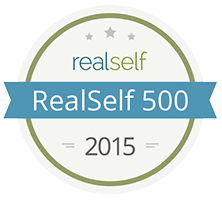 Recognized in RealSelf Top 500 (2015)